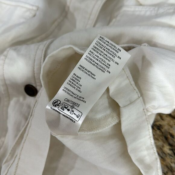 By Anthropologie Safari Outdoor Utility Vest In Cream Size M - Picture 5 of 7